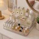 Expositor de Perfumes Cosméticos 3 Andares Multiuso Organizador Prateleira Diamante Acrílico Porta Maquiagem Beleza