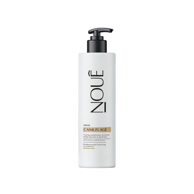 Nouê Tonalizante Capilar Camuflage Medium 140 ml Sem Amônia Para Cabelos de Base 3 a 7 Tom Castanho