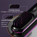 Sem Fio Escova Alisadora Bivolt 5 em 1 - Alisa, Hidrata, Modela, Alinha e Anti-Frizz