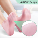 2 Pcs Meias De Silicone Para Cuidado Dos Pés Gel Hidratante Removedor De Pele Morta