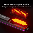 Sem Fio Escova Alisadora Bivolt 5 em 1 - Alisa, Hidrata, Modela, Alinha e Anti-Frizz
