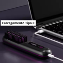 Sem Fio Escova Alisadora Bivolt 5 em 1 - Alisa, Hidrata, Modela, Alinha e Anti-Frizz